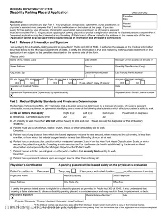 Bfs 108 Michigan PDF Form