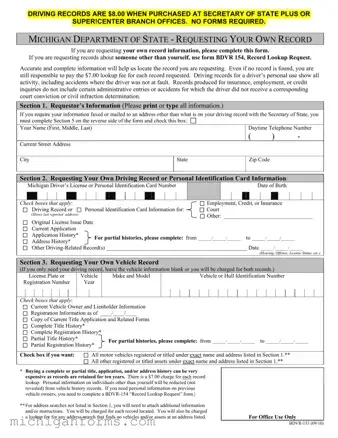 Michigan 153 PDF Form