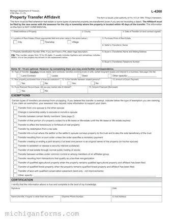 Michigan 2766 PDF Form