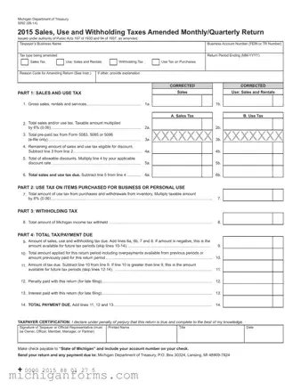 Michigan 5092 PDF Form
