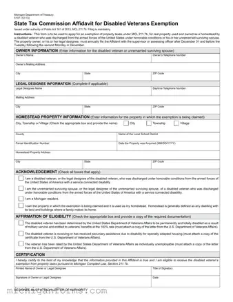 Michigan 5107 PDF Form