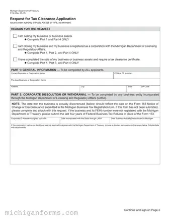 Michigan 5156 PDF Form