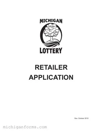 Michigan Lottery PDF Form